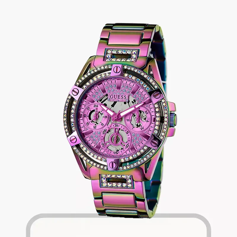 GUESS Ladies Iridescent Multi-function Watch- GW0464L4